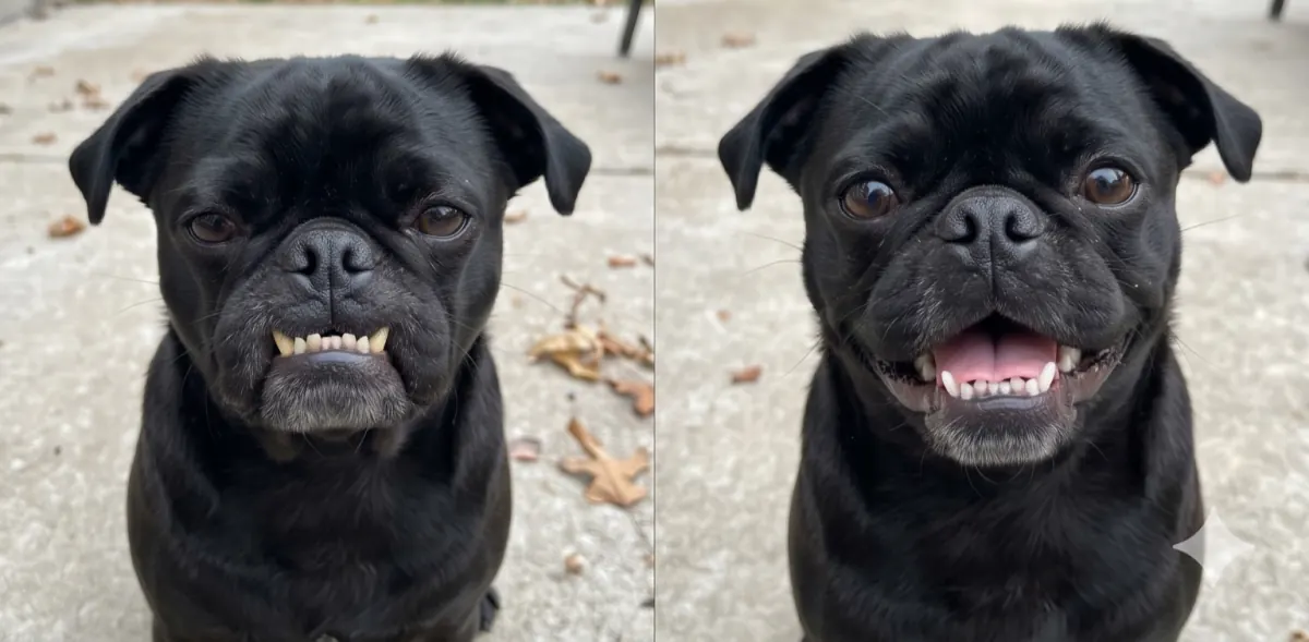 Antes y después — Rocky — Labrador